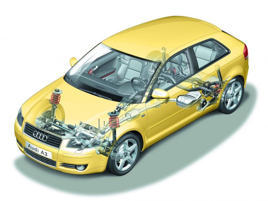 Схема Audi A3 2.0 FSI (8P) 2003 года  (фото 14 из 15)